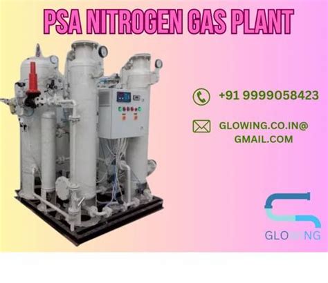 PSA Nitrogen Gas Plant 100 LPM 6 Nm3 Hr Automation Grade Automatic