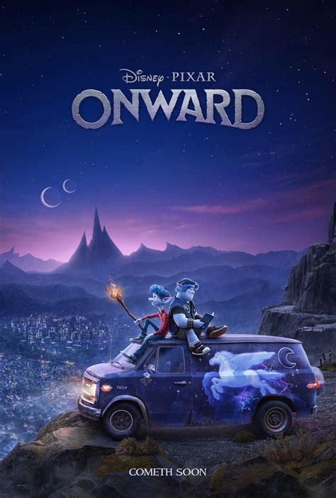 Pixar's Onward Poster Revealed Ahead Of Trailer Premiere Tonight