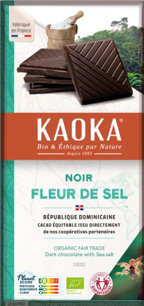 Kaoka Chocolat Bio Equitable Français