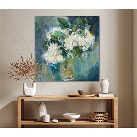 Red Barrel Studio Fragile Buds In Naked White On Canvas Print Wayfair