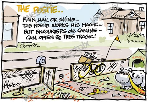 Dean Alston Cartoon The Postie Westpix