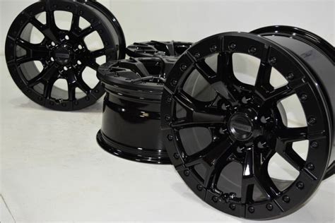 17″ 2024 Ford Raptor F 150 Beadlock Wheels Rims 37” Package Factory Oem Factory Wheel Republic