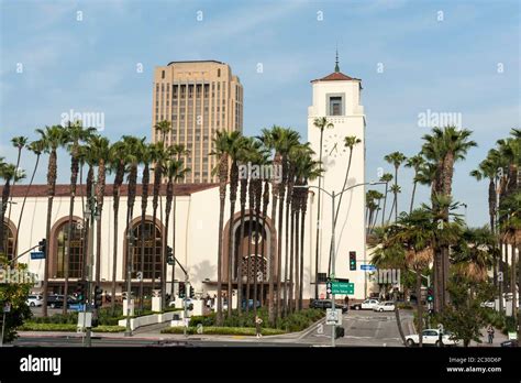 Architecture, Union Station, Downtown Los Angeles, Los Angeles ...