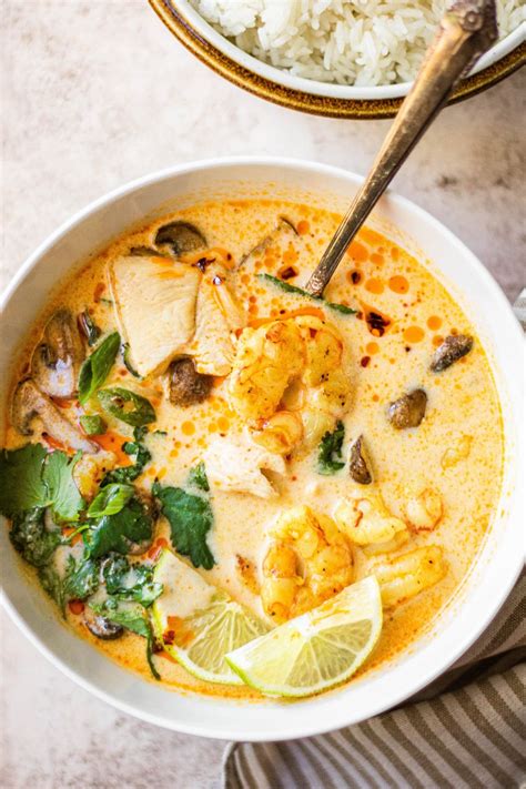 Tom Kha Gai Soup Thai Coconut Soup So Much Food