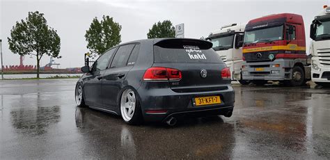 Gray Volkswagen Mk6 Gti Ccw Classic 5 Wheels With Gloss Brushed Aluminum W Polished Lips