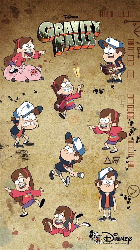 Gravity Falls Wallpaper Fondo De Pantalla Mabel Y Dipper Pines