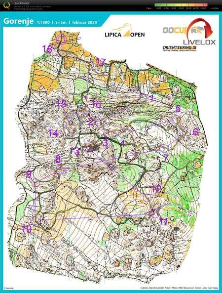 Orienteering Maps On Twitter Lipica Open E5 March 15th 2023