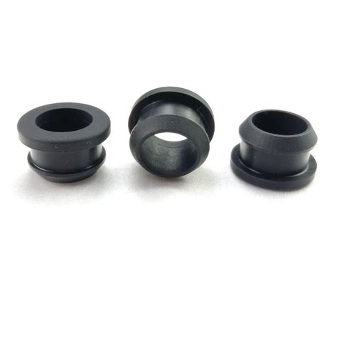 4 5mm 30mm Silicone Rubber Snap On Grommet Hole Plugs Bung Cable