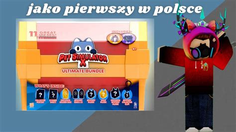 Pierwszy W Polsce Unboxing Pet Simulator X Ultimate Bundle Merch Code