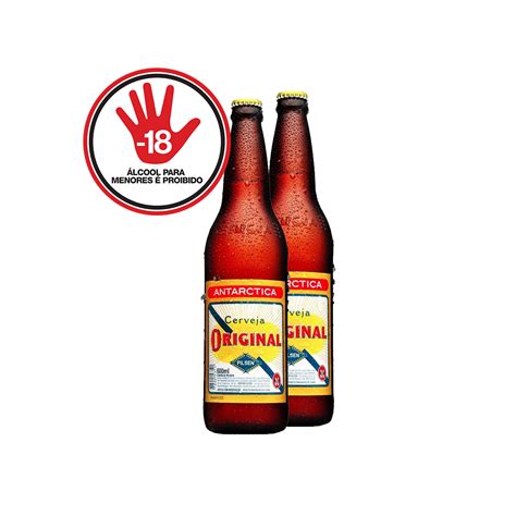 CERVEJA PILSEN ANTARCTICA ORIGINAL GARRAFA 600ML Supermercados Pais