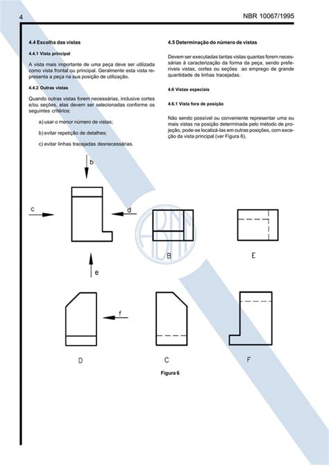 Nbr 10067 princípios gerais de representação em desenho técnico PDF