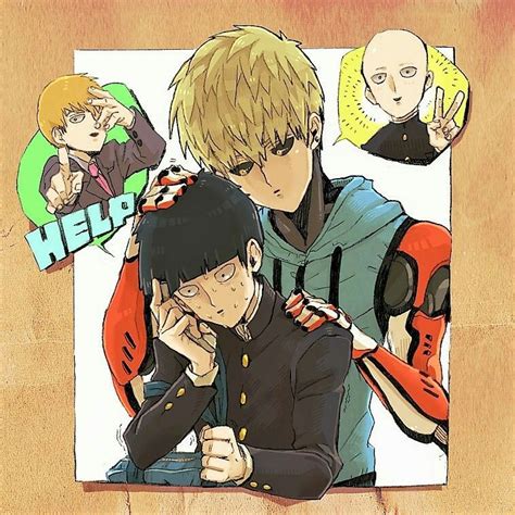 Pin By Ti N On Mob Psycho Mob Psycho Anime Anime Crossover