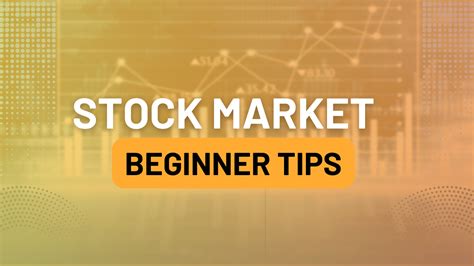 Must Know Stock Market Beginner Tips For