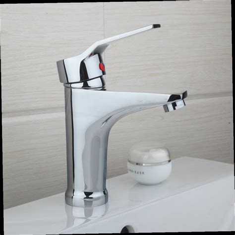 BR Tops Washbasin Faucet Single Lever Hot And Cold Mixer Tap White Washroom Basin Taps Fitting