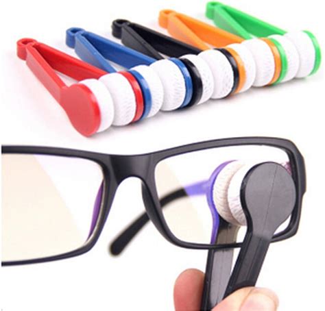 Gbstore 5 Pcs Mini Sun Glasses Eyeglass Microfiber Spectacles Cleaner Soft Brush