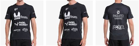 Camiseta Bullpadel Odeon Negra La Camiseta De Paquito Navarro 2023