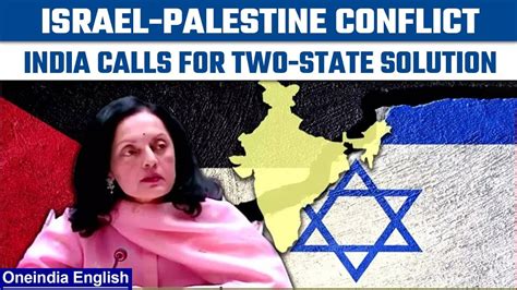 India On Israel Palestine Conflict ‘no Alternative To Two State