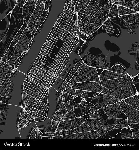 15+ Map of new york city black and white image HD – Wallpaper