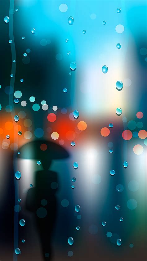 Umbrella Rain - The iPhone Wallpapers