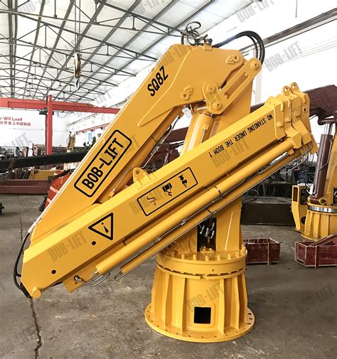 China Ton Knuckle Boom Marine Crane Bob Lift