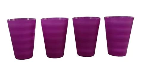 Tupperware Set De Vasos Murano Grandes Ml Cada Uno