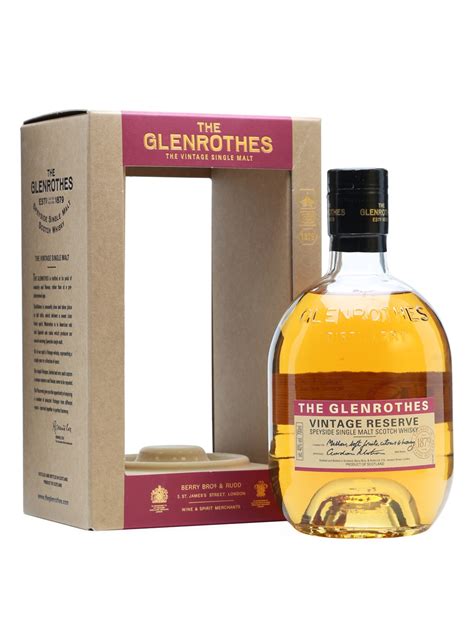 Glenrothes Vintage Reserve Speyside Single Malt Scotch Whisky Town