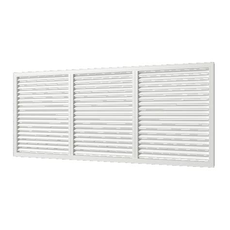 Решетка радиаторная ПВХ 600 х 1500 (белая) купить в Минске - Алвента