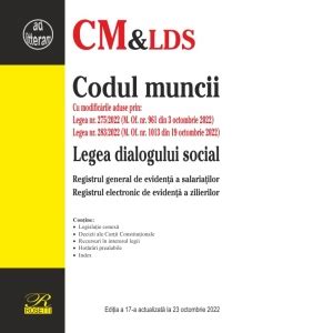 Codul Muncii Legea Dialogului Social Registrul General De Evidenta A