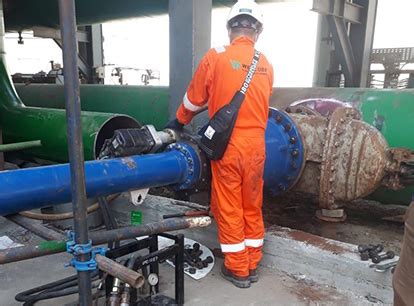 Hot Tap Operation Performed On A Chilled Water Pipe By Wellube