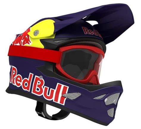 Downhill Helm von RED BULL! (Red-Bull, Downhill-Helm)
