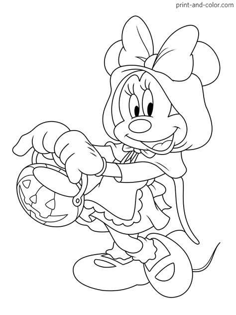 Mickey Mouse Halloween coloring pages | Print and Color.com