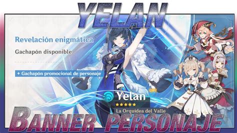 Banner Yelan Genshin Impact Vale La Pena Tirar Por Yelan