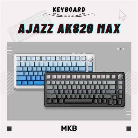Ajazz Ak Max Max Plus Full Build Hot Swappable Ergonomic Keyboard Kit Shopee Malaysia