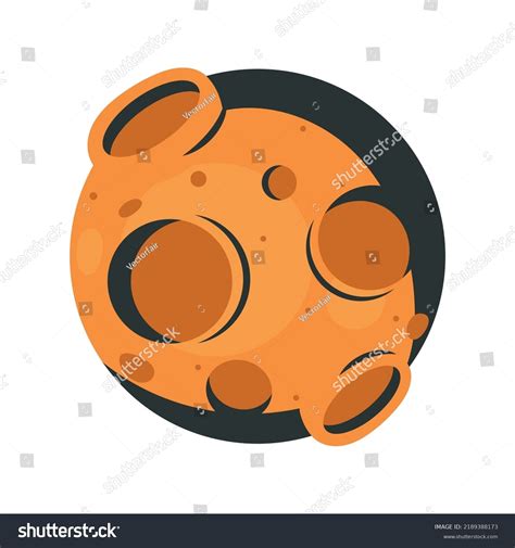 Full Moon Space Outer Icon Stock Vector Royalty Free 2189388173