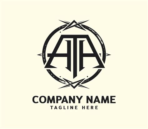 Aa Modern Monogram Logo Premium Ai Generated Vector