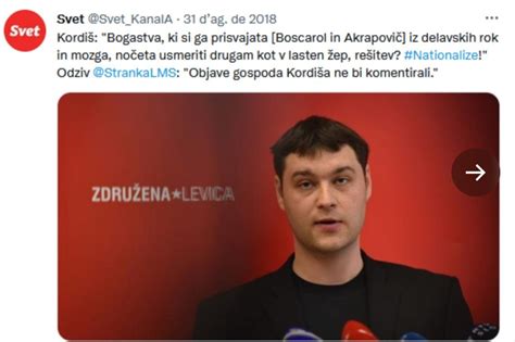 Alojz Kobe On Twitter Danes Je G Brodnjak Direktor NLB Na Planet TV