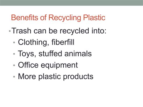 Why you should recycle plastic rev1 | PPTX