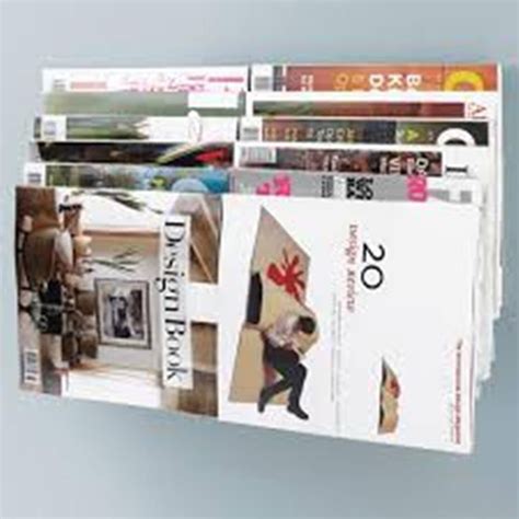 Jual Rak Majalah Magazine Rack Wall Mount Magazine Storage Rack