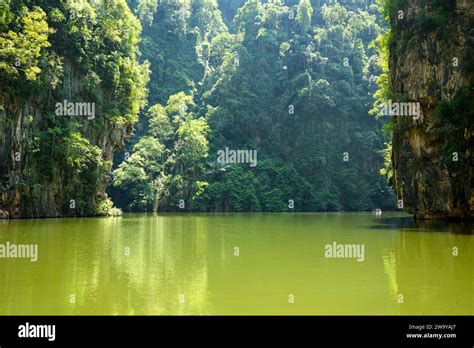 Taman Tasik Cermin The Mirror Lake At Ipoh Perak Malaysia Stock