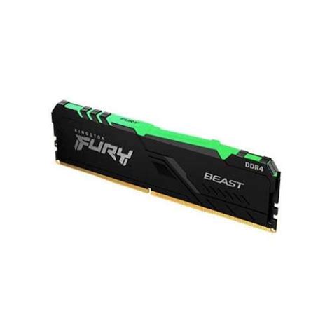 8GB 2666MHz DDR4 RAM Kingston Fury Beast RGB CL16 KF426C16BBA 8