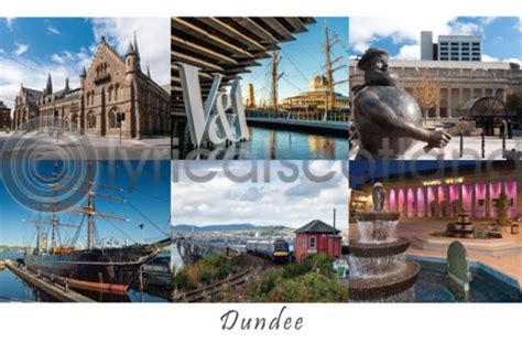 Dundee Composite Postcard H A6 Ly Lyrical Scotland