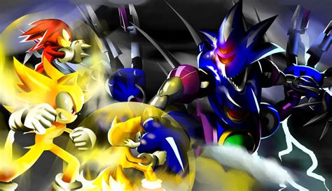 Team Super Sonic vs Metal Overlord by Bodki-2 on DeviantArt