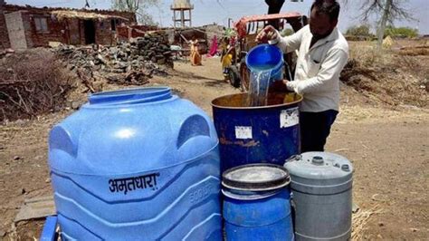 Water Scarcity Hits India Man Alleges Water Theft In Maha Town Newstrack