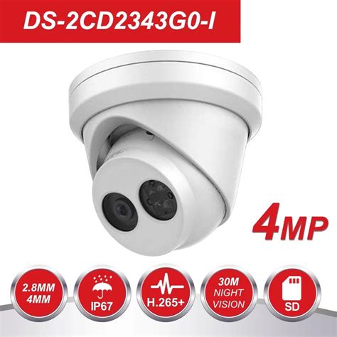 Original Hik Turret 4mp Ip Camera Ds 2cd2343g0 I Hd Cmos Ir Fixed