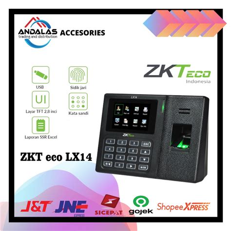 Jual Finger Print Mesin Absensi Zkt Eko Lx User Shopee Indonesia