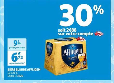 Promo Bi Re Blonde Affligem Chez Auchan Direct Icatalogue Fr