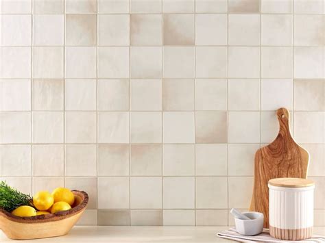 Zellige Crema Ceramic Tile Ceramic Tiles Tiles Beige Tile