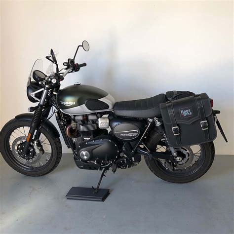 Borsa Laterale Sx Modello Globetrotter Per Triumph Street Scrambler