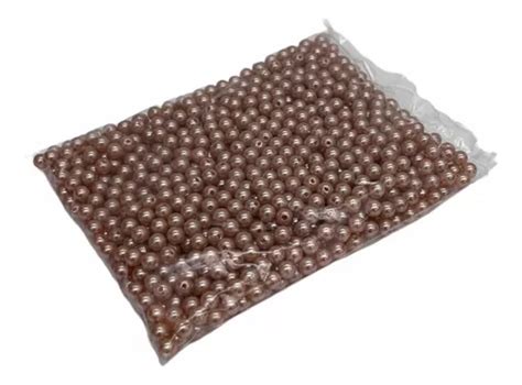 Miçangas Pérolas 8mm Nude Abs Pacote 250g 900 Unidades Parcelamento sem juros