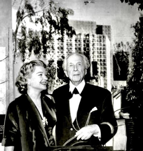 Anne Baxter With Her Grandfather Iconic Architect Designer Frank